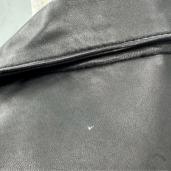 Port Authority Ladies Park Avenue Jacket in Buttery Black Leather Size Large - Picture 9 of 9